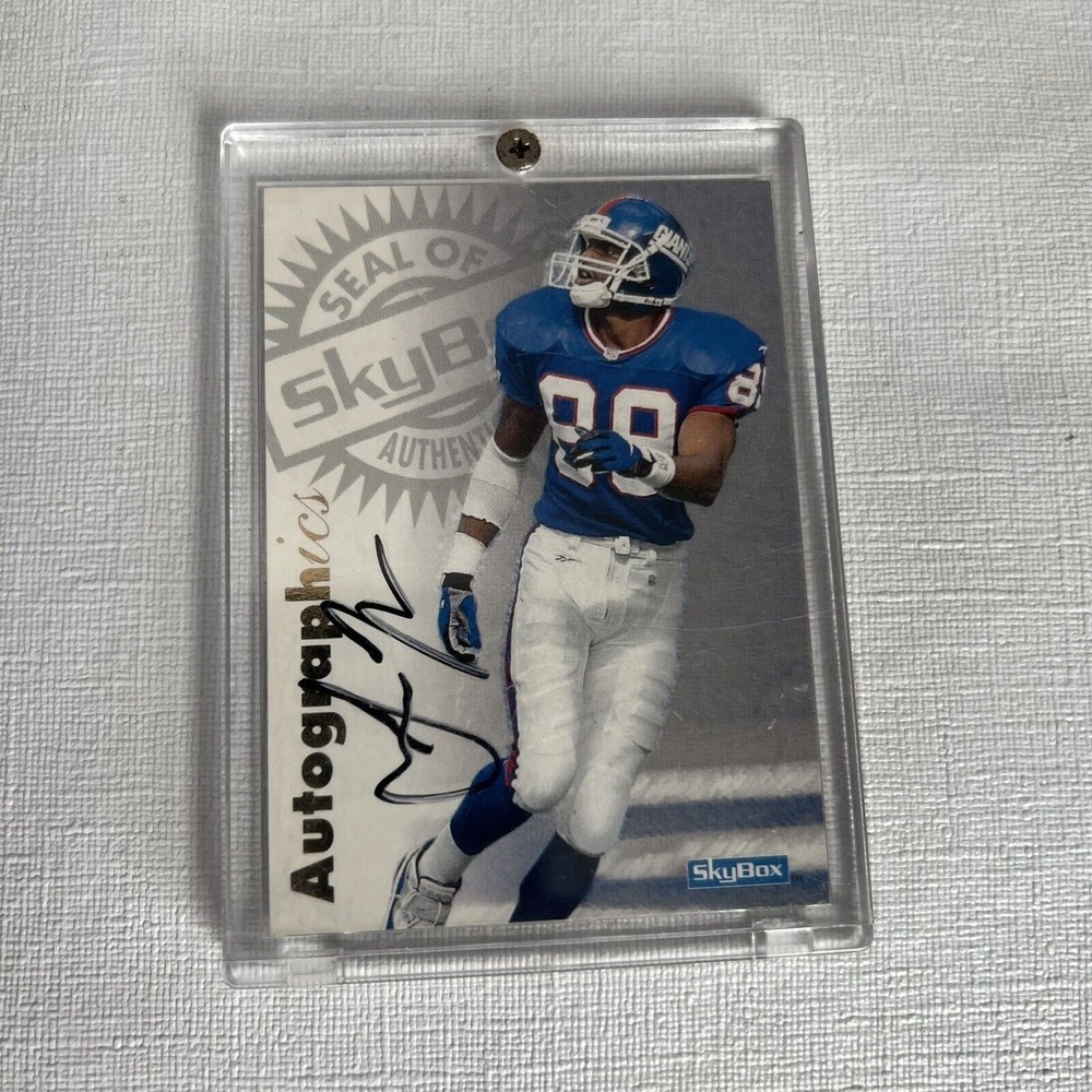1997 Skybox Premium Autographics Amani Toomer NrMint +